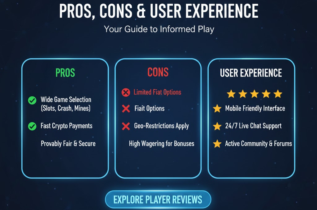 Pros, Cons & User Experience