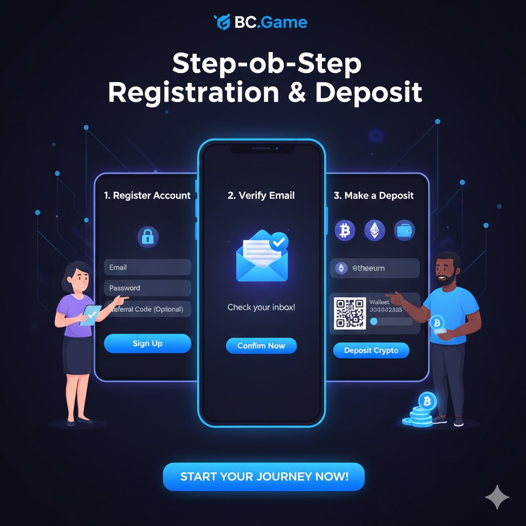 Step-by-Step Registration & Deposit