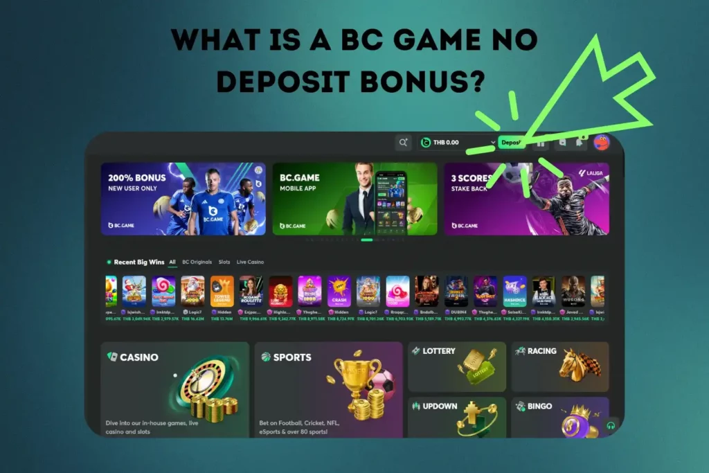 No deposit bonus BC.Game